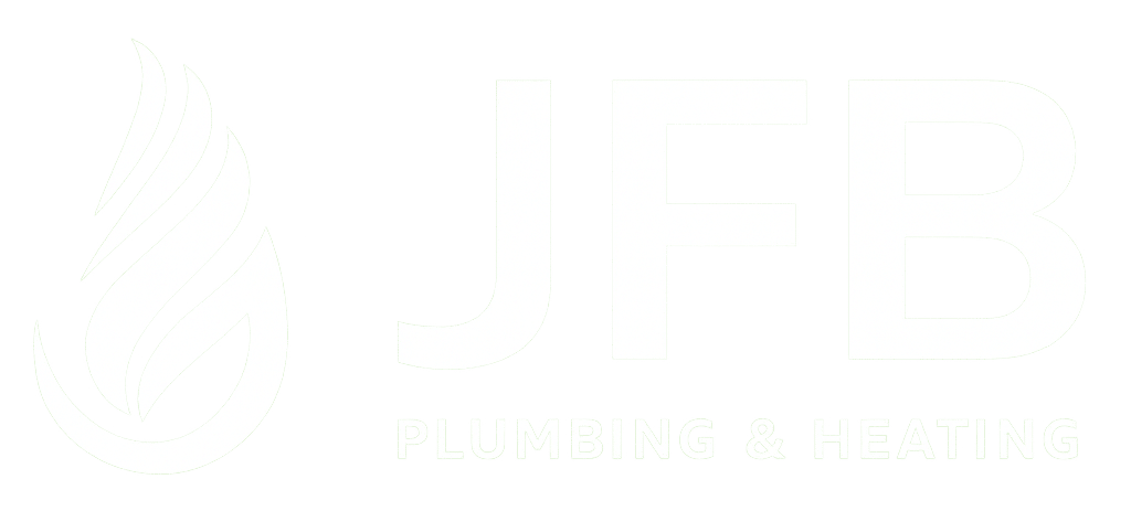 jfb plumbing and heating logo white
